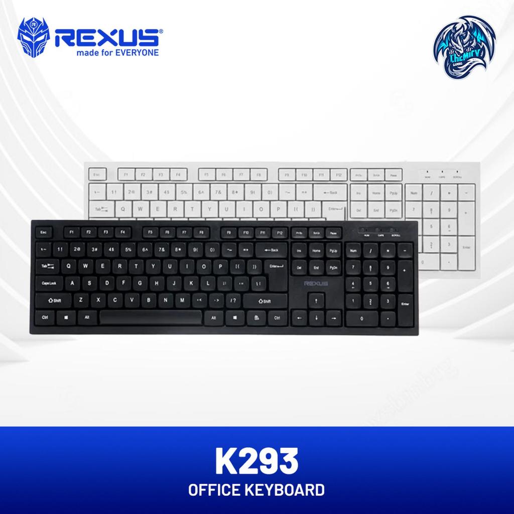 Rexus K293 K-293 Fullsize Wired Keyboard Membrane/ | Shopee Singapore