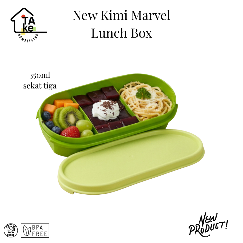 Take.Homeliving New Kimi Marvel Lunch Box for Children. BPA FREE ...