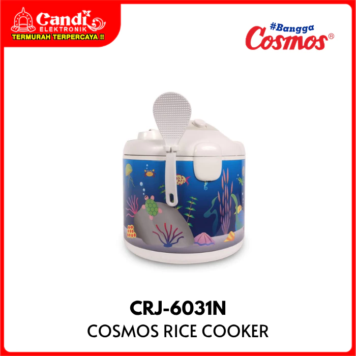COSMOS Rice Cooker Penanak Nasi 2 Liter Inner Pot Harmond Anti Gores CRJ-6031N - Gambar 4