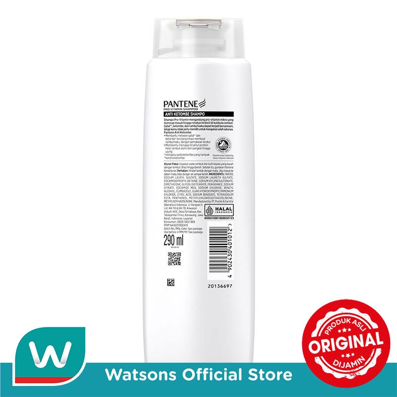 Pantene PRO-V Shampoo Anti Ketombe 290ml - Gambar 3