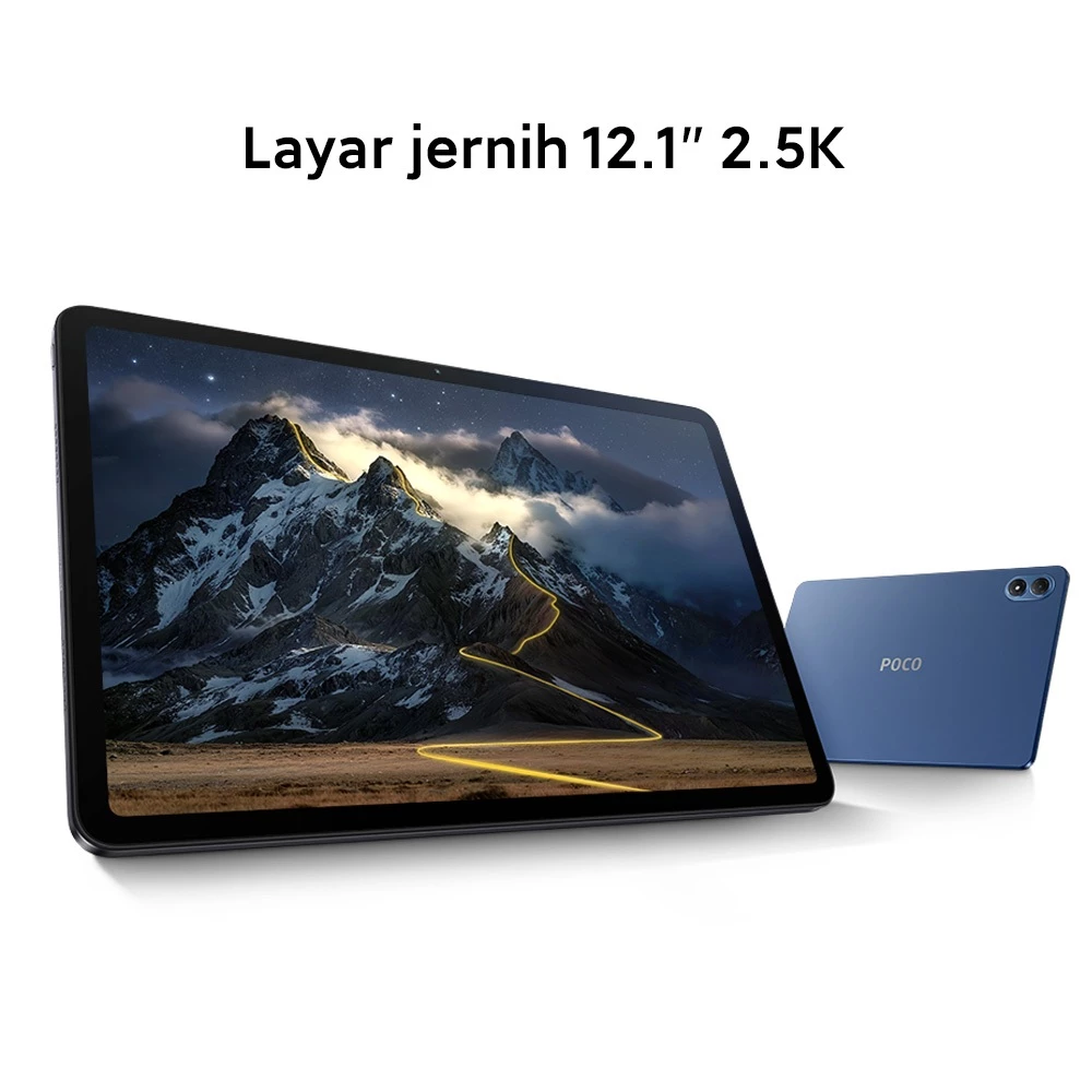 POCO Pad M1 (8GB/256GB) / Layar jernih 12.1" 2.5K / Snapdragon® 7s Gen 4 / Baterai jumbo 12000mAh (typ) / Quad speaker dengan Dolby Atmos® [Official Store] - Gambar 3