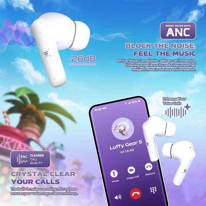 FANTECH x ONE PIECE FT20 / FT-20 TWS Groove ANC Limited Edition - Gambar 4