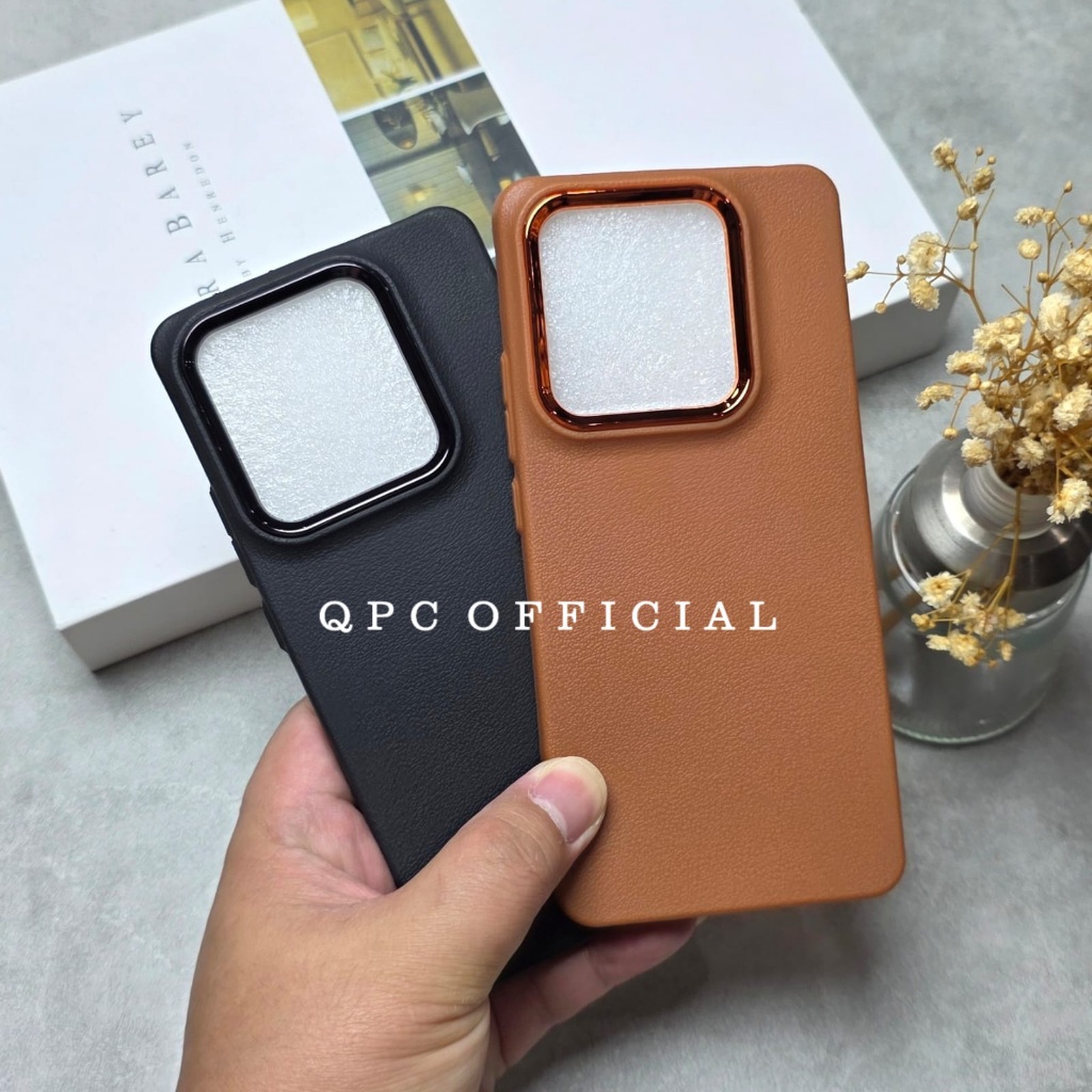 Case Leather Pro Kamera List Crom Case Realme 15 Realme 15 Pro  Realme 14 5G Realme 14T Realme 12 5G Realme 12 Plus Realme 13 4G - Gambar 2
