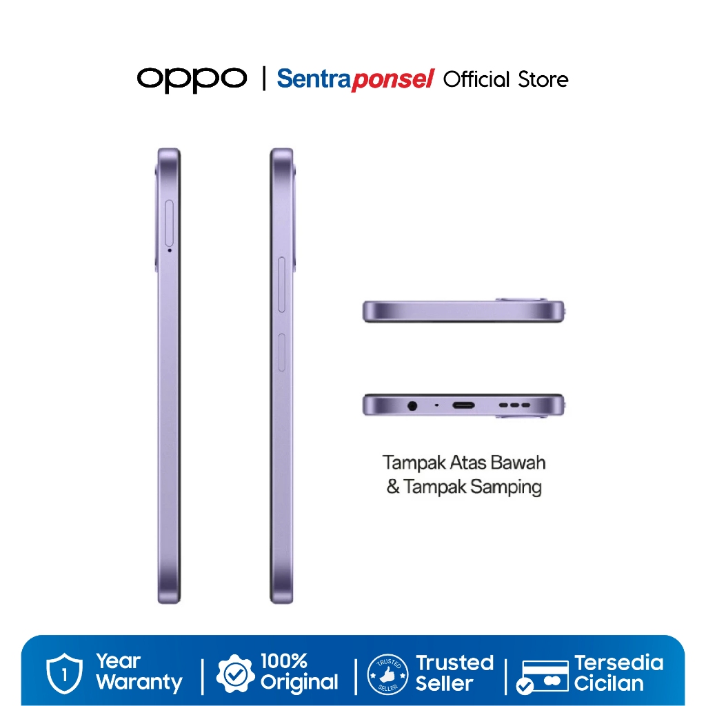 OPPO A6x 4GB+64GB 6GB+256GB IP64 Water & Dust Resistance, 6500mAh Large Battery, Snapdragon 685, 120Hz Fast Responsive Screen - Garansi Resmi - Gambar 4