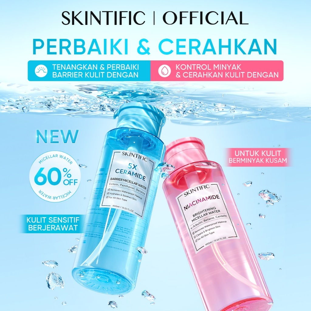 Skintific 2PCS Double Cleanse Set Brightening Barrier - Gambar 2