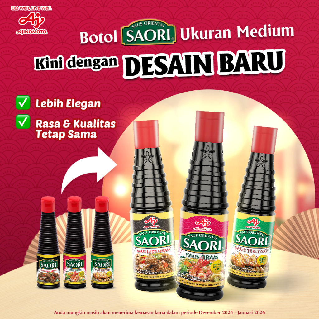 SAORIÂ® Saus Lada Hitam 133ML 2pcs Pedas Gurih - Gambar 2