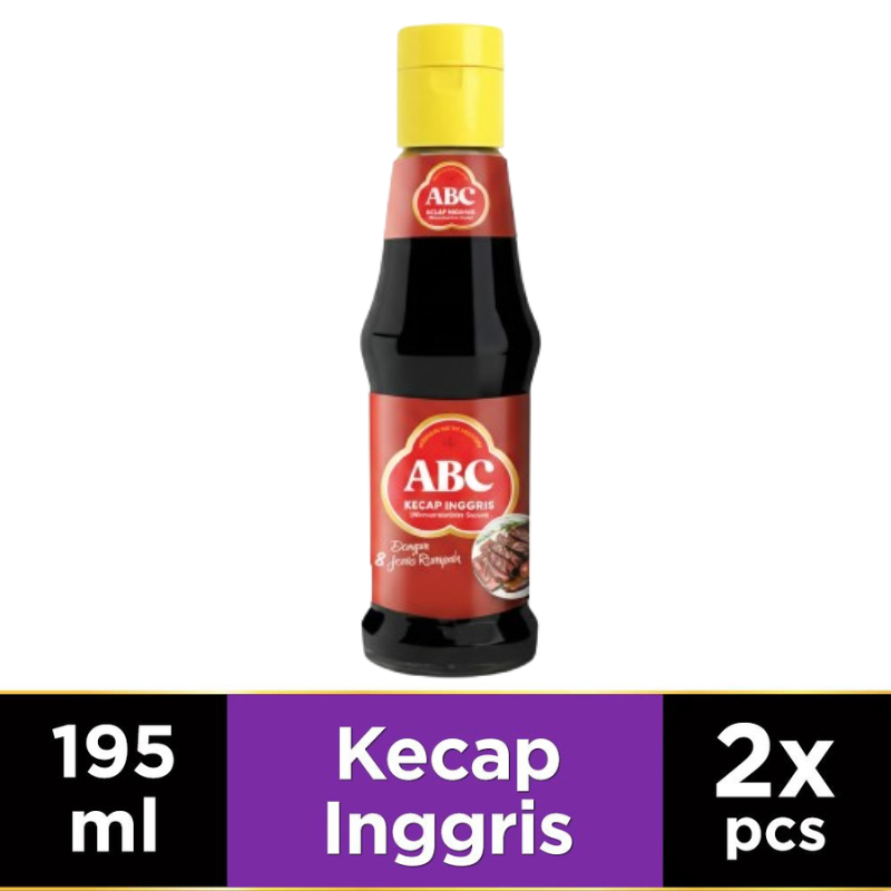 ABC Kecap Inggris 195 ml - Twin Pack