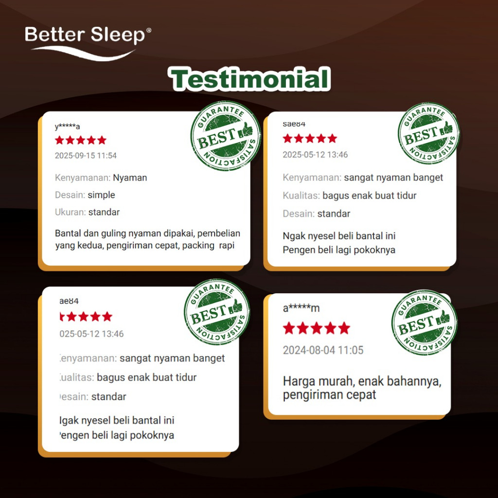 REKOMENDASI Bantal Tidur Best Buy Pillow Better Sleeps - Gambar 3