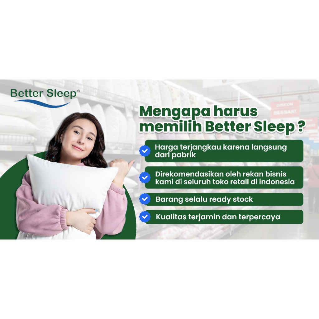REKOMENDASI Bantal Tidur Best Buy Pillow Better Sleeps - Gambar 2