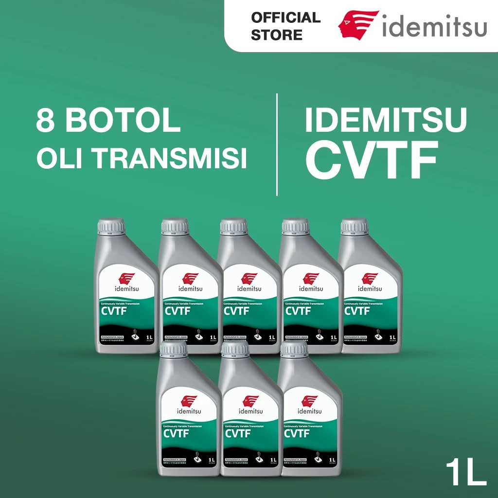 PAKET OLI IDEMITSU CVTF (1L) 8 BOTOL OLI TRANSMISI