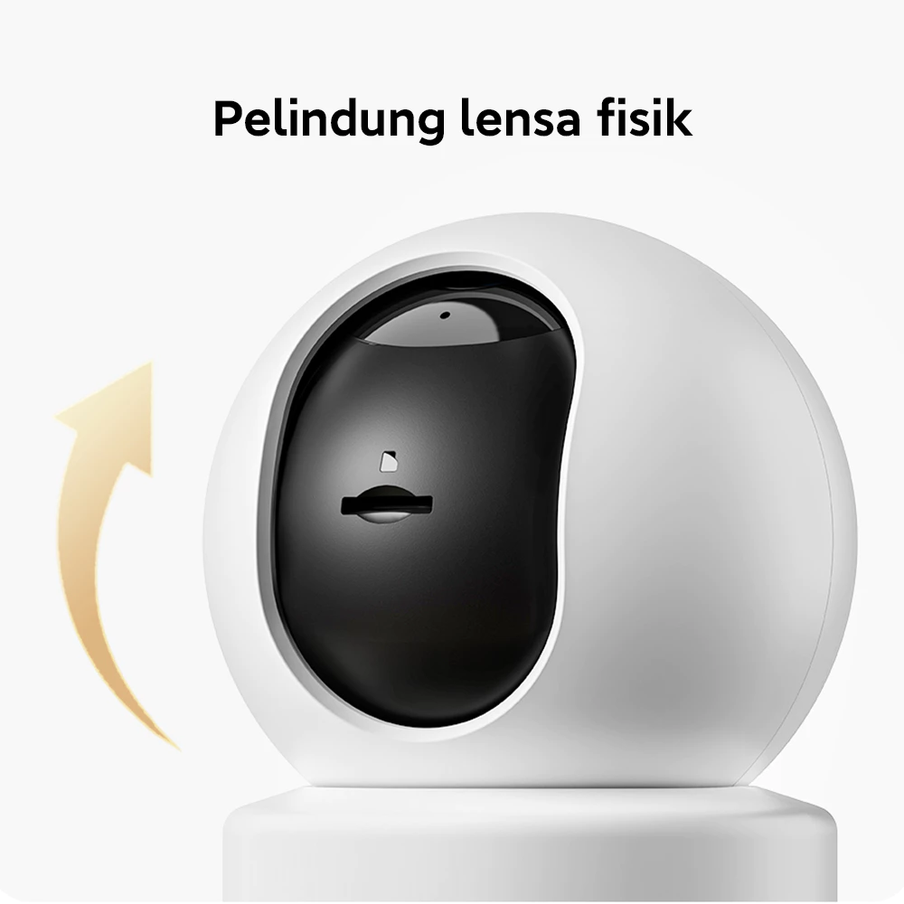 Xiaomi Smart Camera C302 / Resolusi 2K UHD dengan Kamera 3MP / Pelindung lensa fisik / Cakupan dan perlindungan 360° / Deteksi AI manusia & hewan peliharaan / CCTV WiFi [Xiaomi Official Store] - Gambar 3
