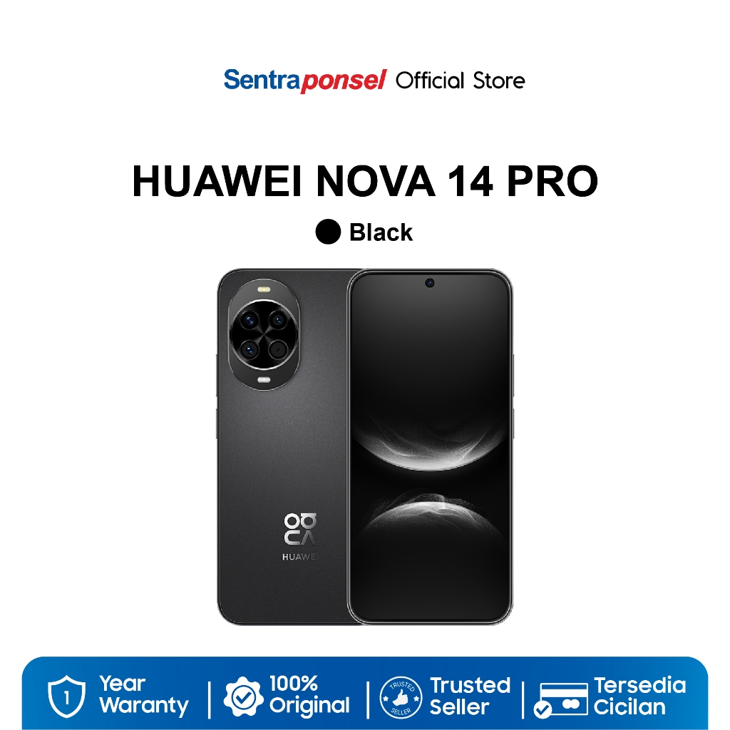 HUAWEI nova 14 Pro Smartphone l True-to-Life Color Camera / 50 MP Front Dual Camera l Smart AI / 100W - Gambar 3