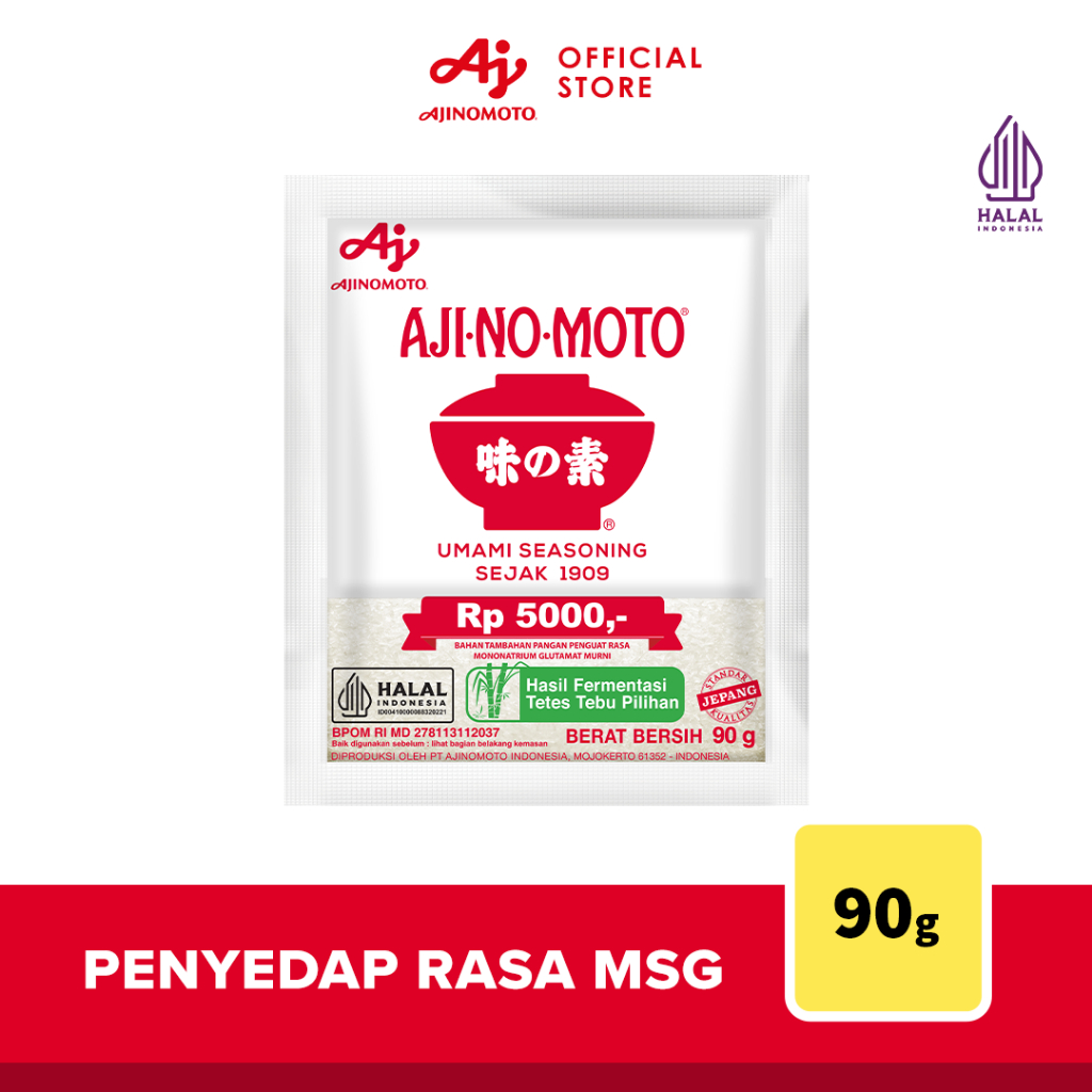 Ajinomoto Penyedap Rasa MSG 90G Kurangi Garam