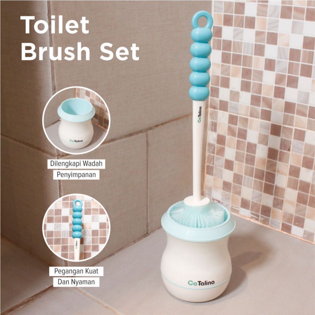 Sikat toilet Silikon sikat WC Pembersih kamar mandi - Gambar 2