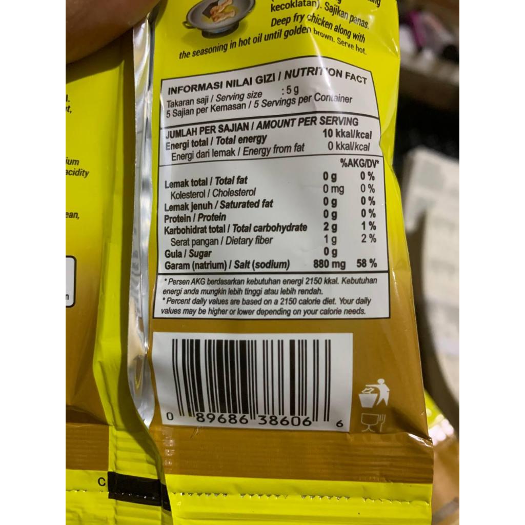 Racik Bumbu Instan Ayam Goreng 26g Indofood - 1 PCS (ECER) - Gambar 4
