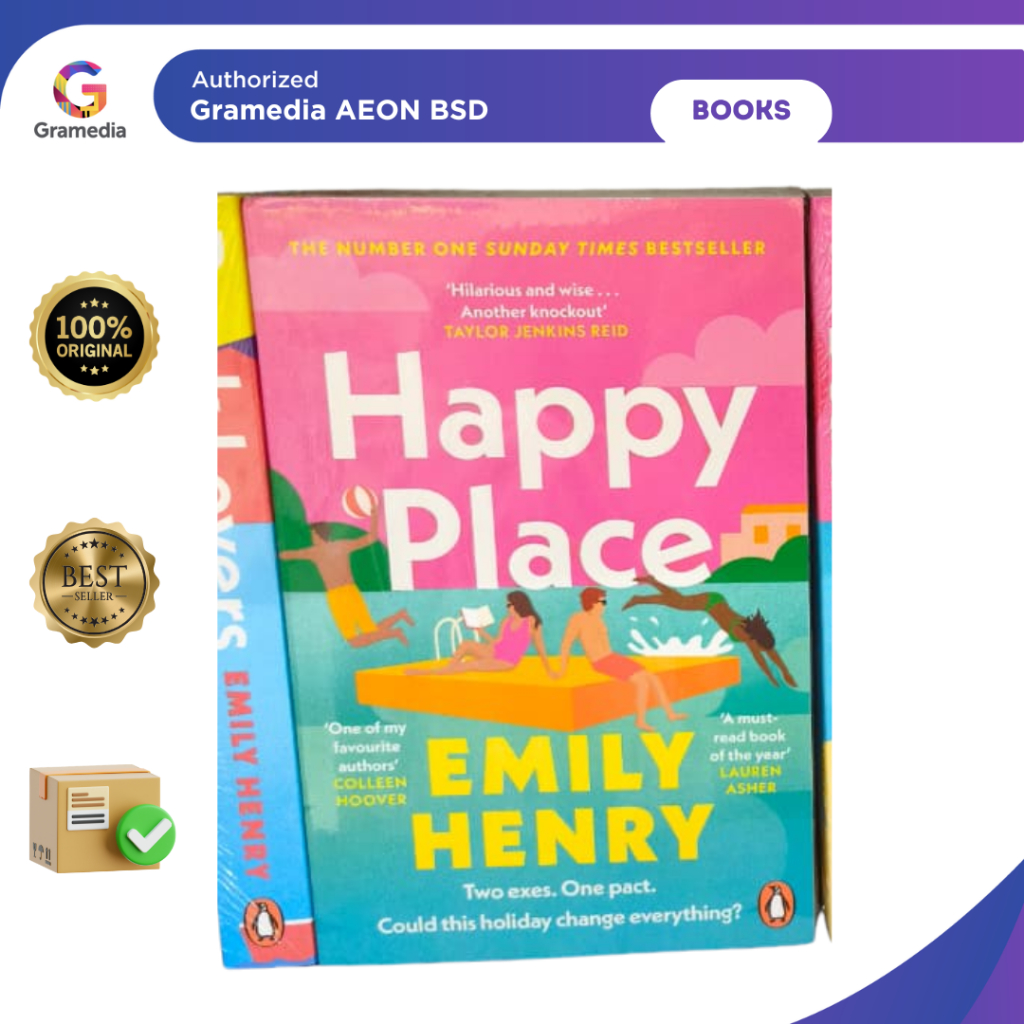 Happy Place By Emily Henry - Gramedia AEON BSD - Gambar 2
