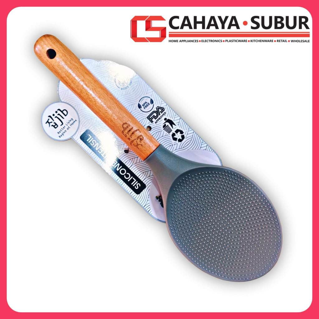 CSS Silicone Rice Ladle with Wooden Handle Premium Unit Price Rice ...
