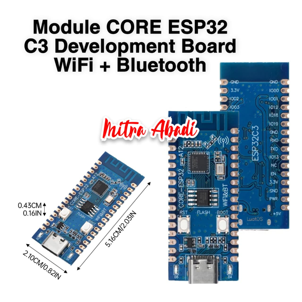 Module CORE ESP32 C3 Development Board WiFi + Bluetooth - Chip Board ...