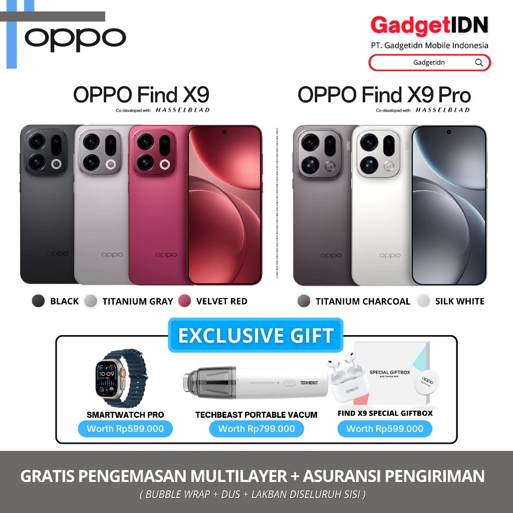 OPPO Find X9 Pro 16/512GB GARANSI RESMI OPPO - Gambar 2