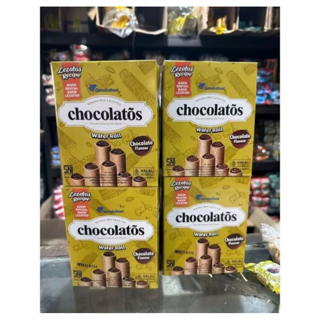 Chocolatos wafer stick 12.5 grams (1 box contains 12 boxes) | Shopee ...