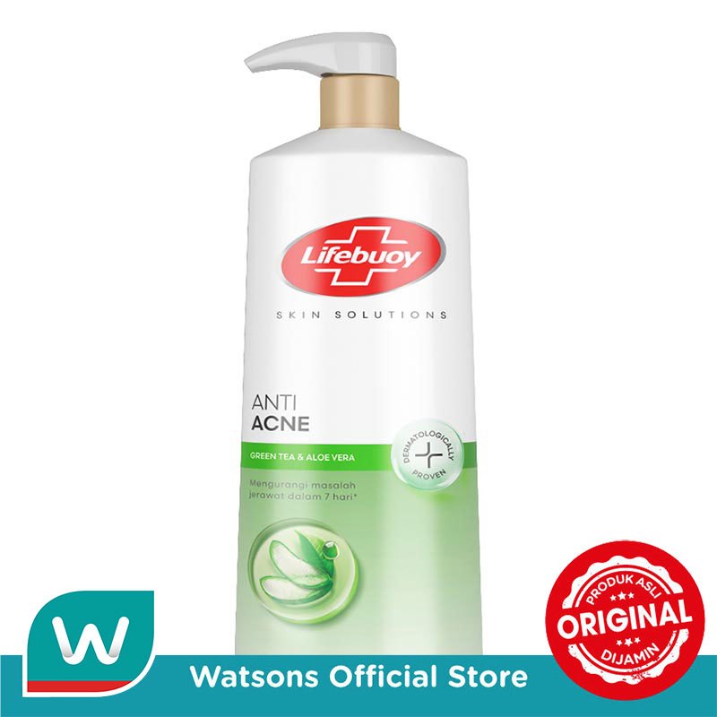 Lifebuoy Sabun Mandi Cair Greentea Dan Aloe Vera Pump 500ml - Gambar 2