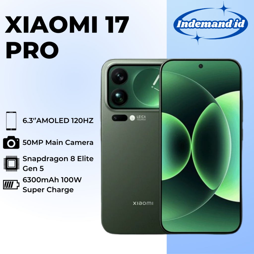Xiaomi 17 Pro 5G 6.3''AMOLED 120Hz 6000mAh 120W Snapdragon 8 Elite Gen 5