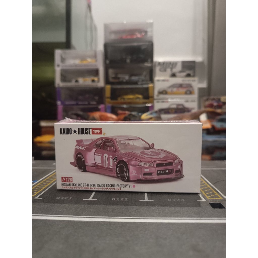 Nissan skyline GT-R r34 kaido racing factory v1MiniGT | Shopee Singapore