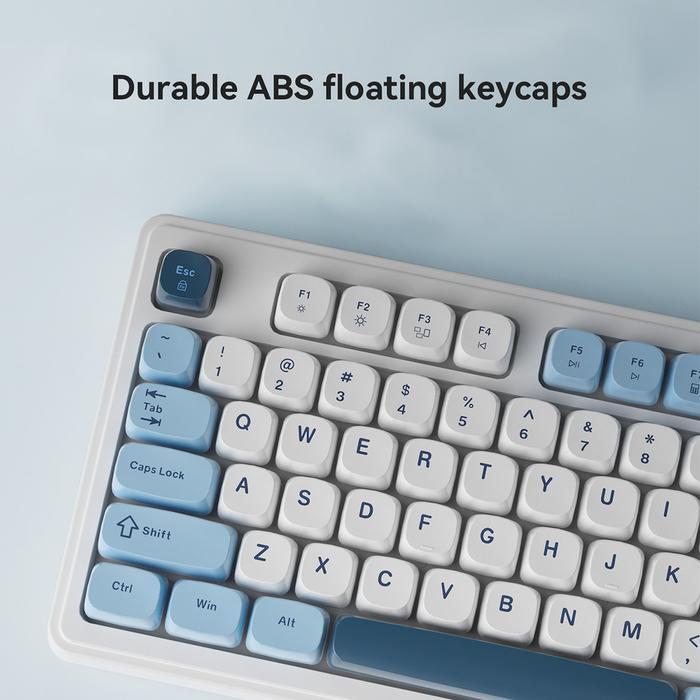 Ajazz AF98 / AF-98 Wired Mechanical Feel Membrane Keyboard Office RGB Mixed Light - Gambar 4