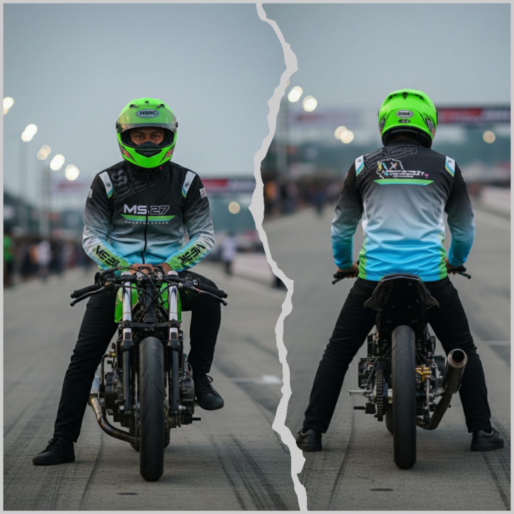 Mspeed27 Monster Speed27 Men's and Women's Racing Jacket, Waterproof ...