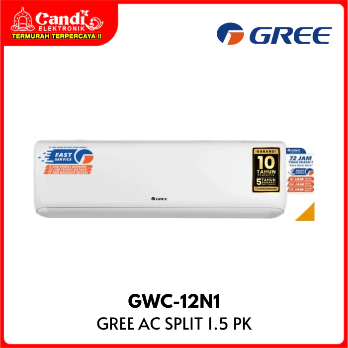 GREE Air Conditioner 1,5 PK AC Split Deluxe Standard GWC-12N1 - Gambar 2