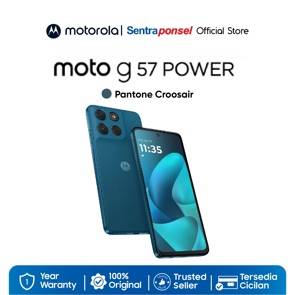 Motorola G57 Moto G57 Power 5G - RAMBoost 24GB/256GB - Snapdragon6s Gen4 - Antutu 625K - 7000mAh SiliconCarbon - Garansi Resmi - Gambar 2