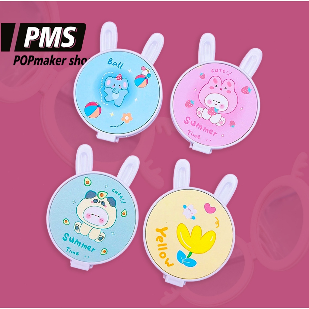 POPmaker Kaca Lipat Duo Cermin Dua Sisi Tebal