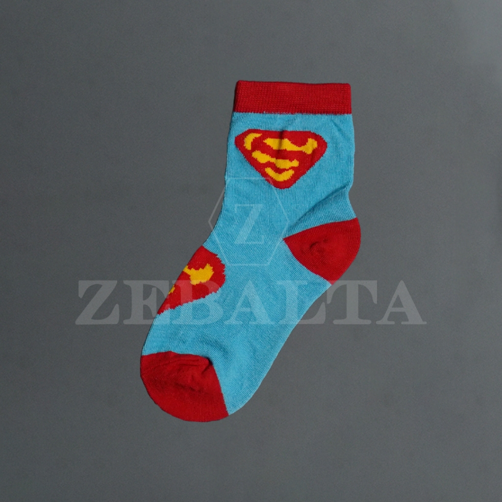 ZEBALTA - Kaos Kaki Anak Laki-Laki Superhero - Gambar 2