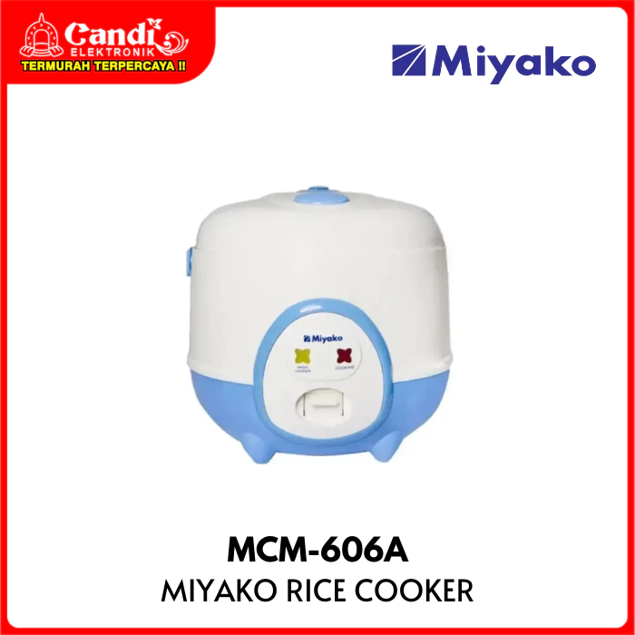 [ CANDI ELEKTRONIK ] MIYAKO Magic Warmer Plus Rice Cooker 0,6 Liter MCM-606A