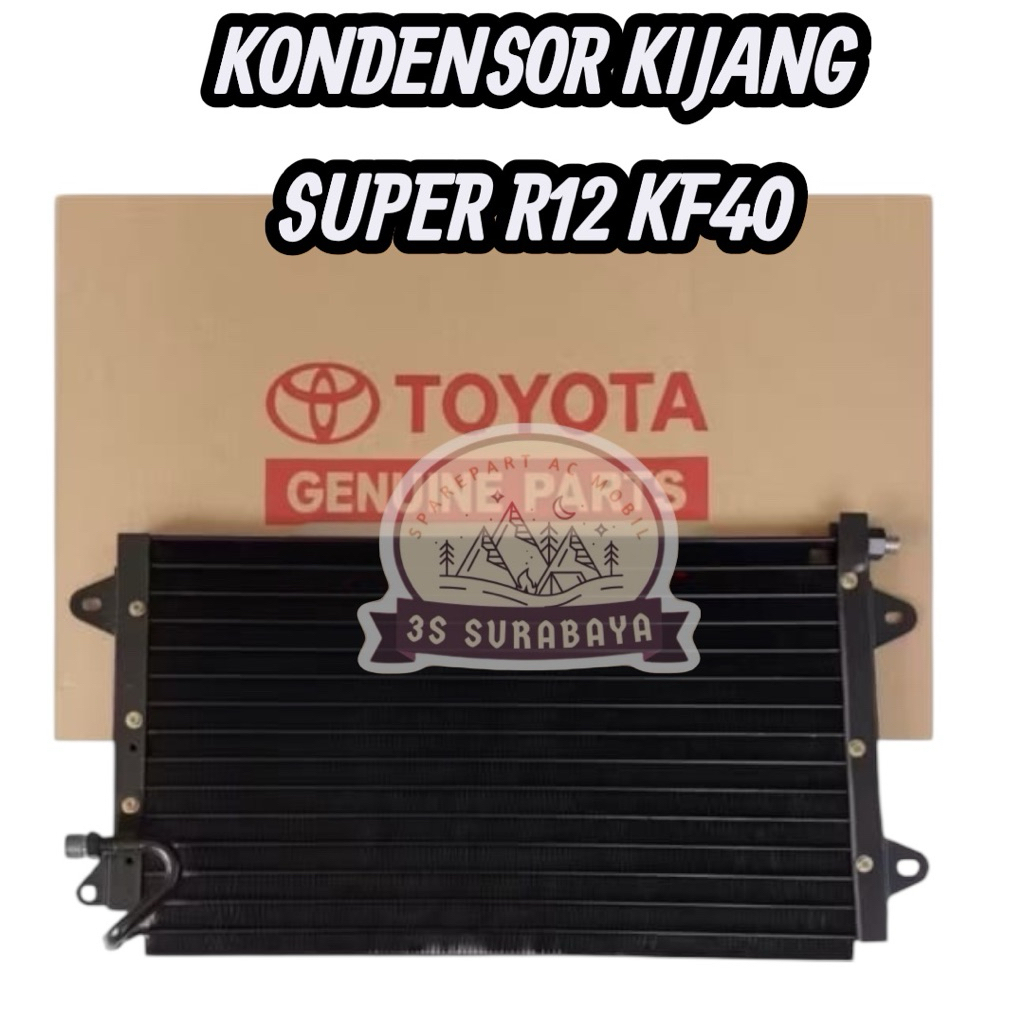 MESIN Toyota Kijang Super KF40 Car AC Radiator Condenser (5K Engine) 1. ...