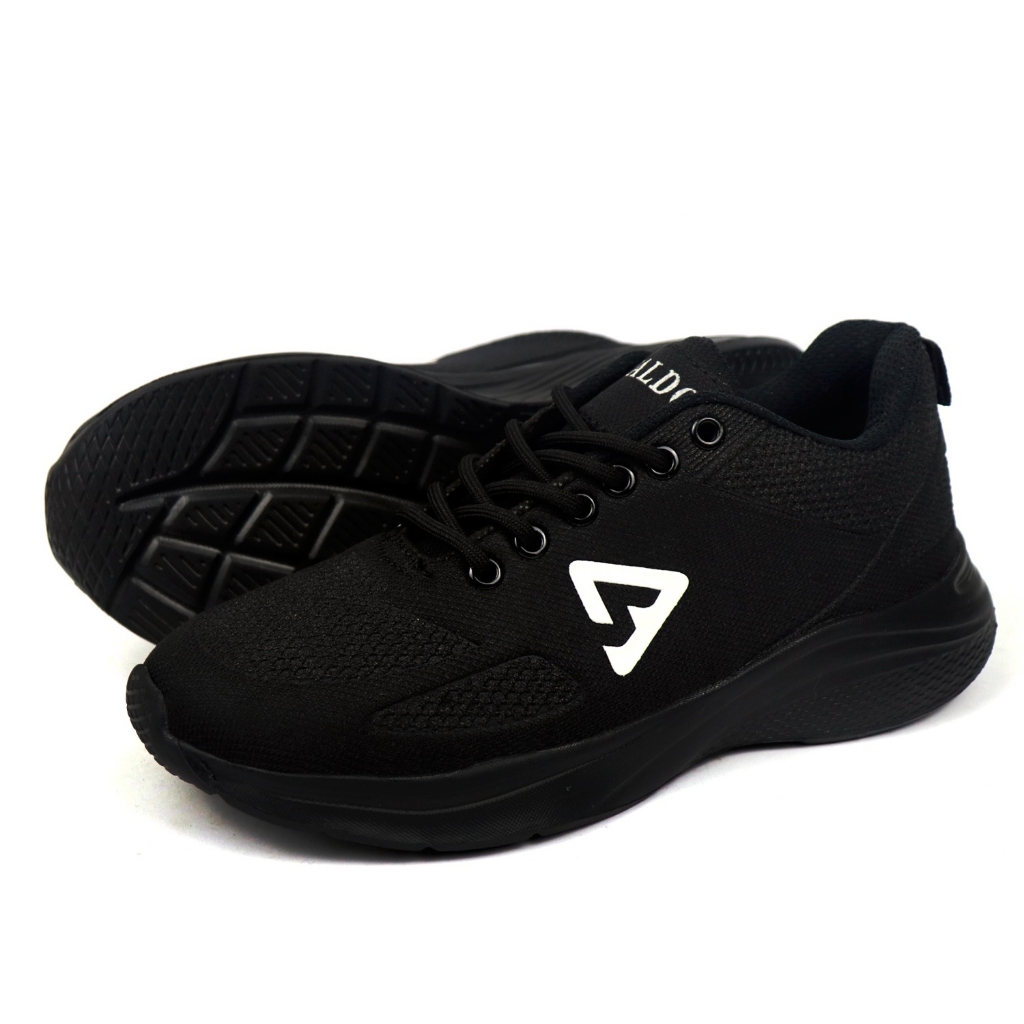 Valdo Footwear 31-43 Victor Sepatu Anak Laki Laki Dan Pria Dewasa Full Hitam VR 001 - Gambar 4