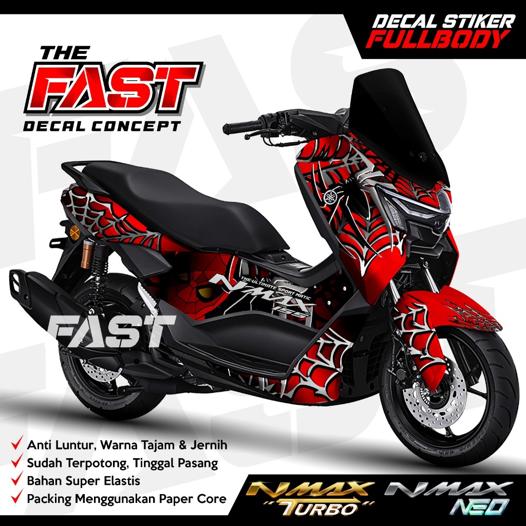 Decal Nmax Turbo/Neo Fullbody Racing Motorcycle Vehicle Variation ...