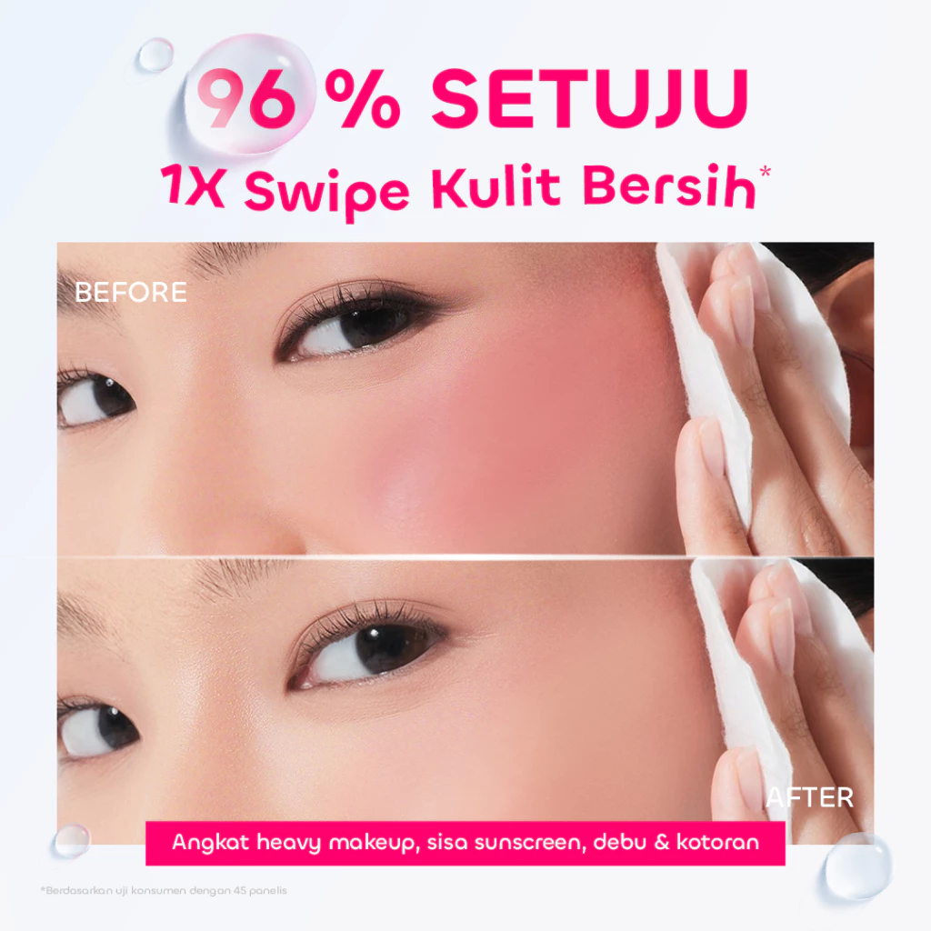 Hanasui Micellar Water Lembut untuk Kulit Sensitif 0% alcohol - Micellar Mencerahkan Vitamin C - Micellar Korean Heartleaf - Gambar 3