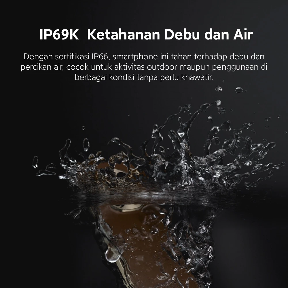 Xiaomi Redmi Note 15 Pro 5G (8/256GB) (12/512GB) / Baterai besar 6580mAh / Corning® Gorilla® Glass Victus® 2 / IP69K Ketahanan debu dan air / Kamera baru 200MP dengan kejernihan ultra / Layar AMOLED CrystalRes 6,83" 1.5K / NFC [Xiaomi Official Store] - Gambar 4