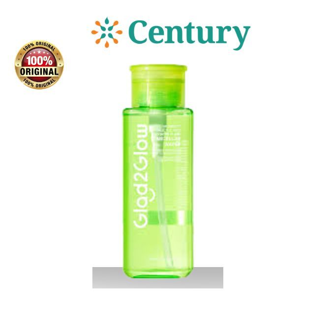 GLAD2GLOW MICELLAR WATER MUGWORT SALYSILYC ACID 300ML / PERAWATAN WAJAH/MICELLAR WATER - Gambar 2