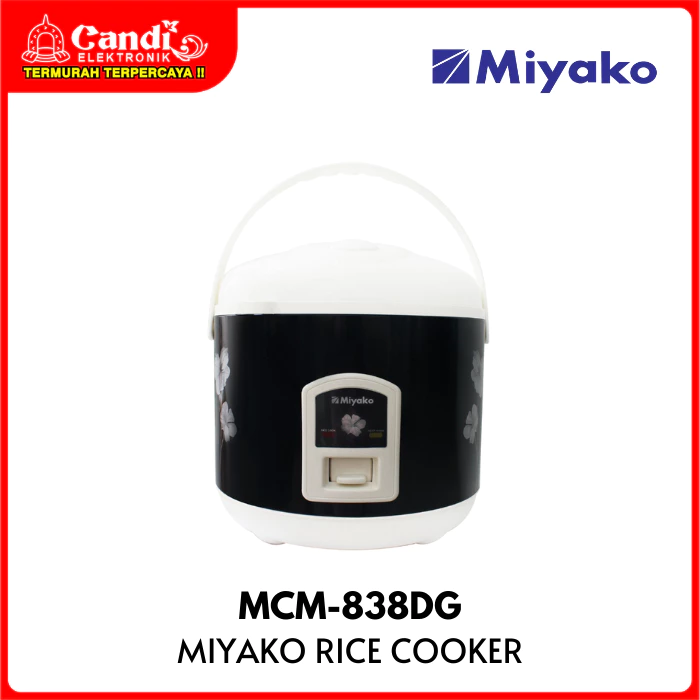 MIYAKO Rice Cooker 2,2 Liter Magic Warmer Plus Non Stick MCM-838DG