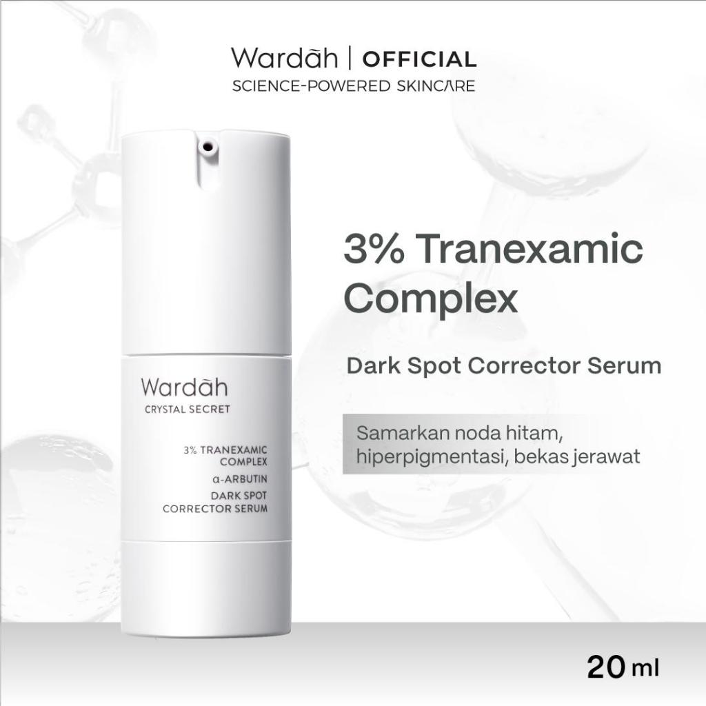 WARDAH Crystal Secret Essential Package (Cleanser 100 ml, Serum 20 ml, Day Cream 30 g) - Rangkaian Skincare Untuk Mencerahkan dan Melembabkan - Untuk Kulit Normal Cenderung Kering - Skincare - Gambar 3