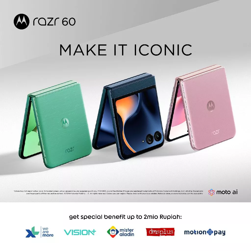 Motorola Razr 60 - 4500mAh 30Wwired/15W WLC - 32MP Selfie - 50MP RearCam OIS - 13MP UW/Macro - Moto AI - 3.6"Ext/6.9"Int Display - FHD+ LTPO 1-120Hz - Dolby Stereo - Titanium Hinge - IP48 - GGVictus