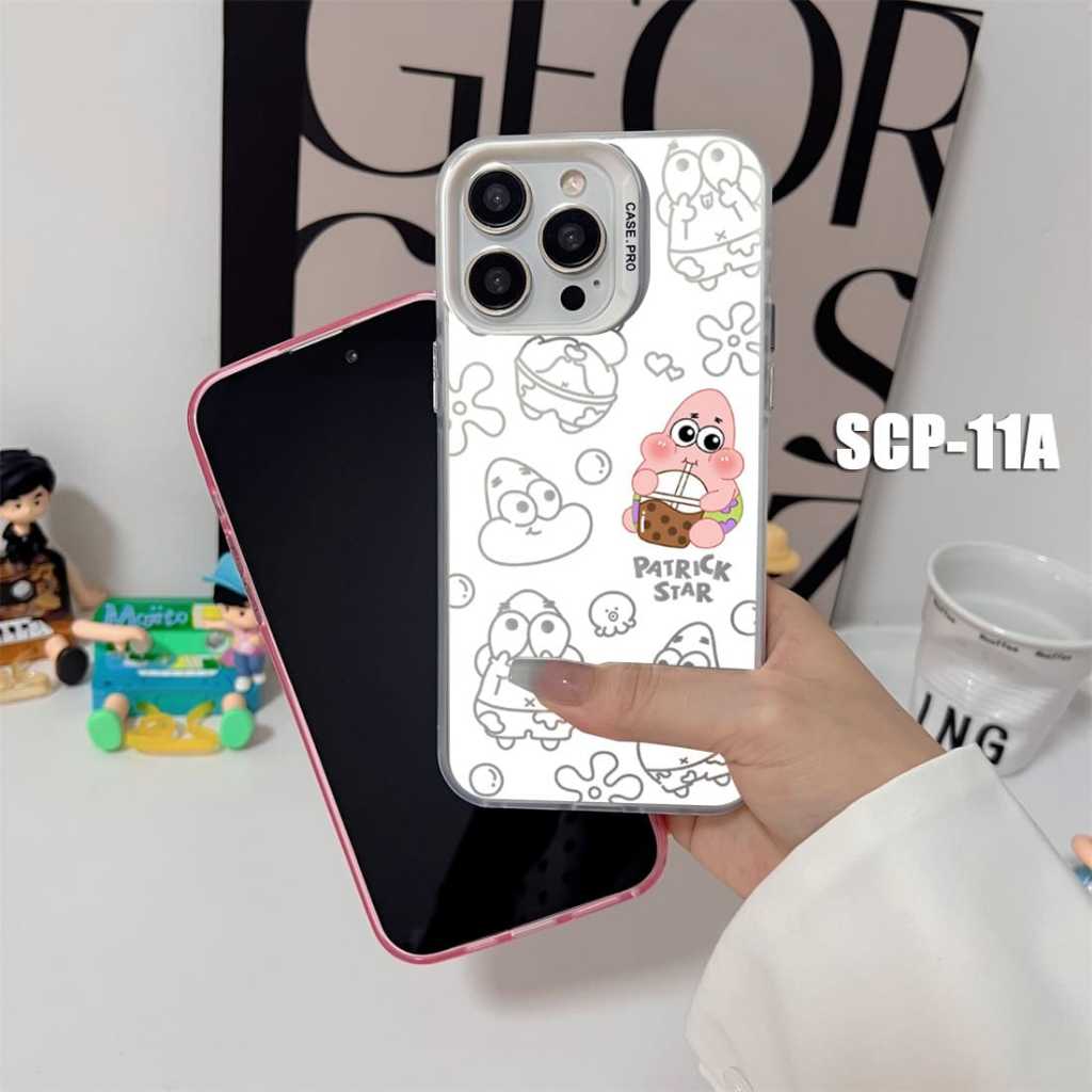 Case Gambar Realme 10 Pro Realme 11 4G Realme 11 Pro Realme 11 Pro Plus Realme 12 5G  Realme 12 Pro Plus 5G Case gambar SpongeBob Patrick Star SCP11 Case Hologram Im