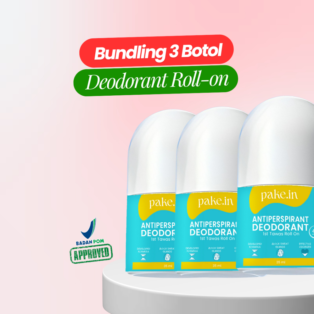 AWFA x Pake.in Bundling 3 Bottles - Antiperspirant Deodorant Rollon ...