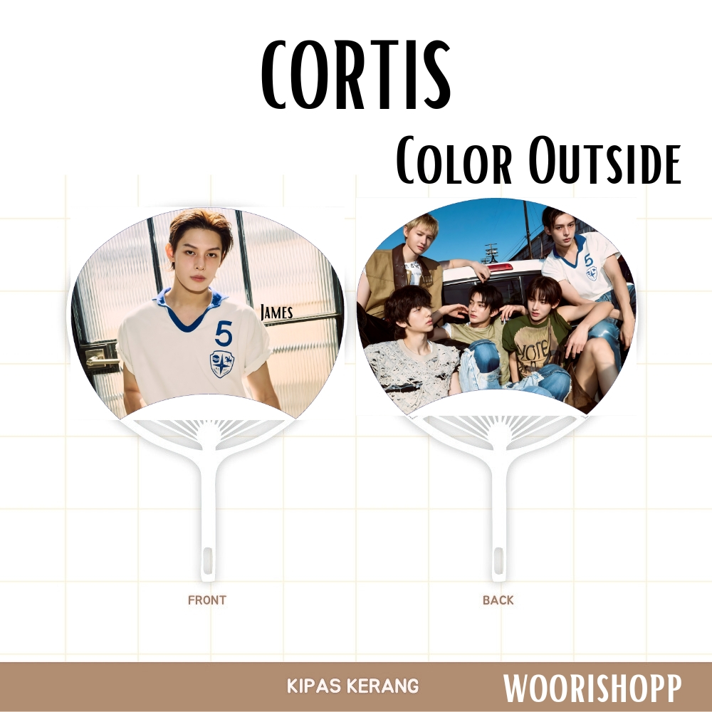 CORTIS COLOR OUTSIDE THE LINE SHELL UCHIWA FAN KPOP UNOFFICIAL JAMES ...