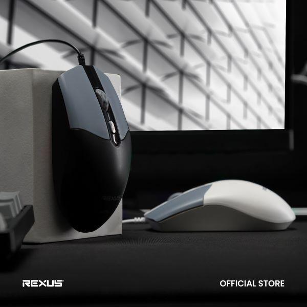 Rexus QC10 / QC-10 Mouse Wired Office Garansi Resmi - Gambar 4