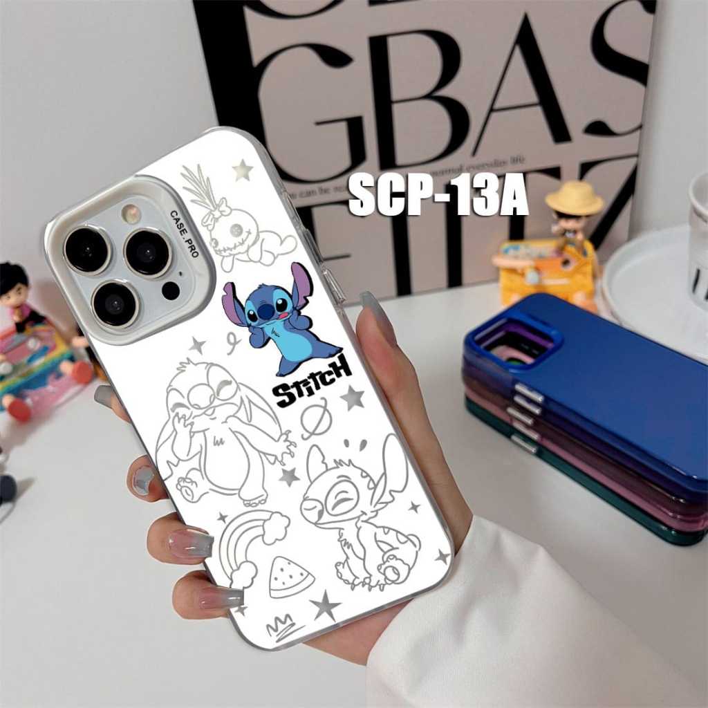 Case Gambar Realme 10 Pro  Realme 11 4G Realme 11 Pro Realme 11 Pro Plus  Realme 12 Pro Plus Case gambar Stitch Lilo Little Cute SCP-13 Case Hologram Imd - Gambar 3