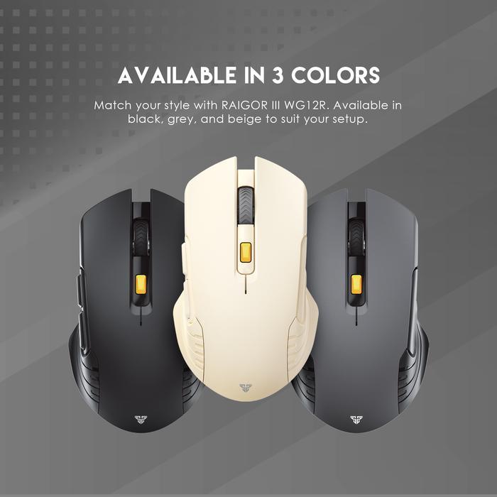 Fantech RAIGOR III WG12R / WG-12R Mouse Wireless Gaming Rechargeable Baterai Computer WG12RS / WG-12RS - Gambar 2