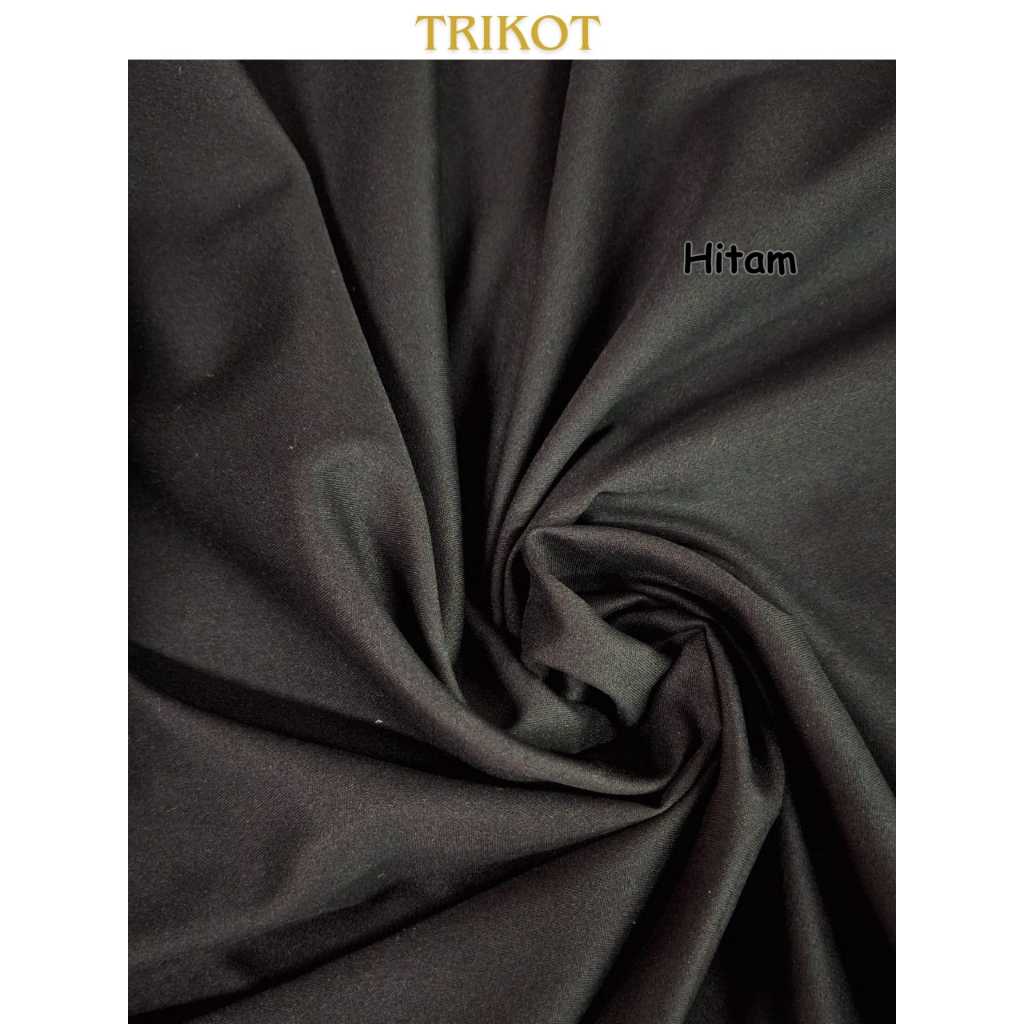 MERAH Black, White, and Red Batik Trikot Glue Fabric, Thick Trico ...